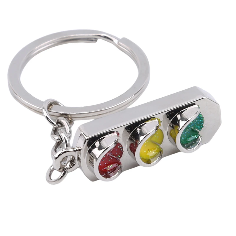 Дорожный светильник брелоки красный и зеленый брелок для автомобиля подарки