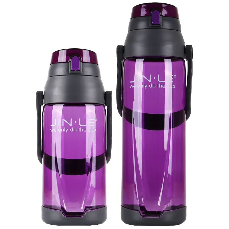 Large Capacity 2L&amp2.5L Plastic Water Bottles With Handgrip Portable Straw&ampBounce Cover For Health UNBreakable | Дом и сад