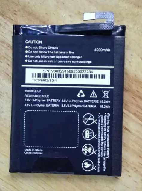 ALLCCX Высококачественный аккумулятор для мобильного телефона Q392 Micromax Canvas Juice 3 с