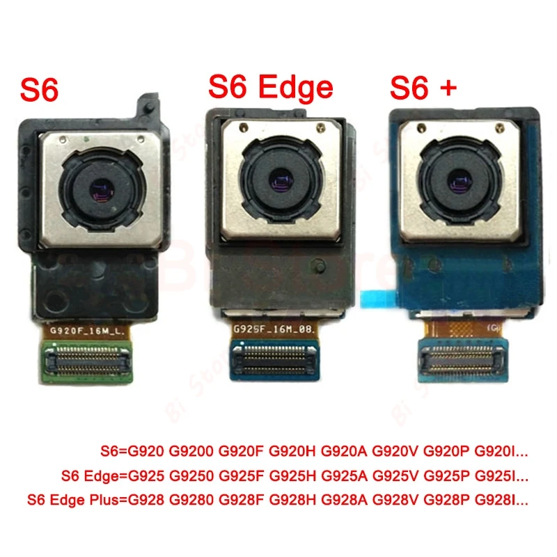 Задняя камера объектив для Samsung Galaxy S3 i9300 S4 i9500 S5 G900 Mini S6 Edge Plus задняя большая