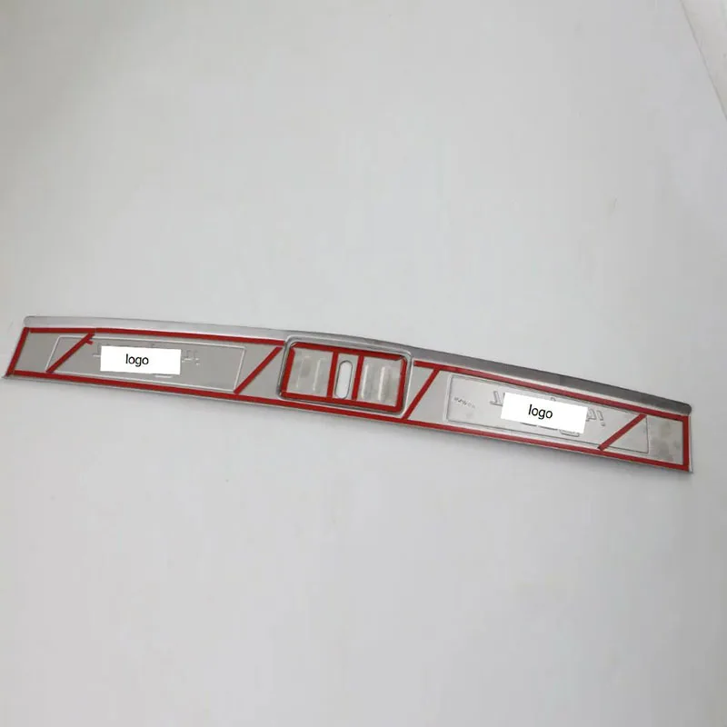 Автомобильный Стайлинг внутренняя ножка заднего бампера из нержавеющей стали