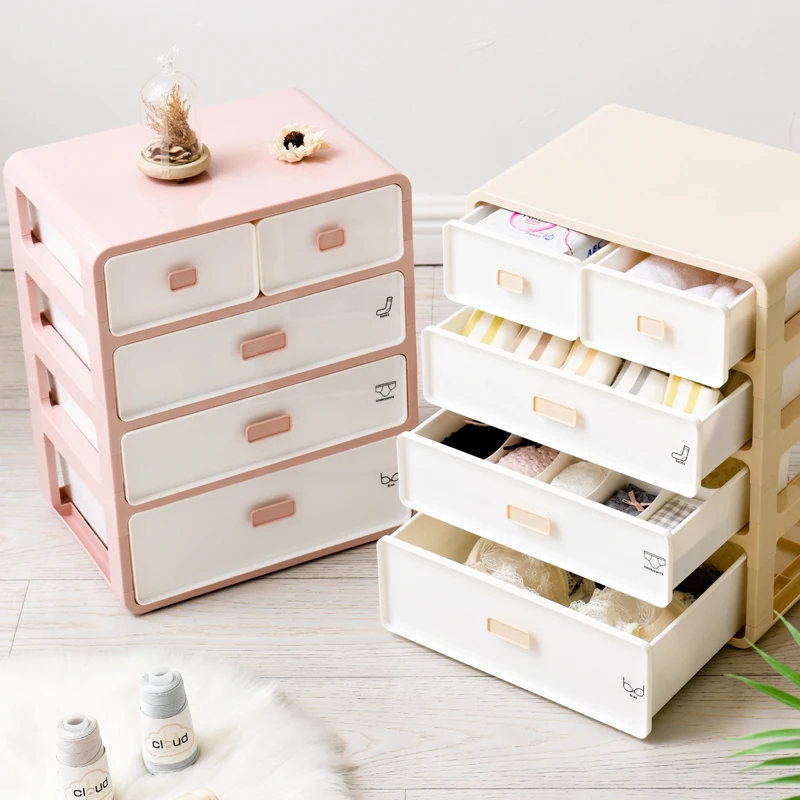 Бесплатная доставка пластиковый многослойный органайзер для нижнего белья