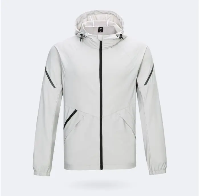 xiaomi mijia uleemark мужской Эластичный светильник спортивная куртка шелковистые сухие светоотражающие декоративные мужские спортивные куртки умный дом - Цвет: M