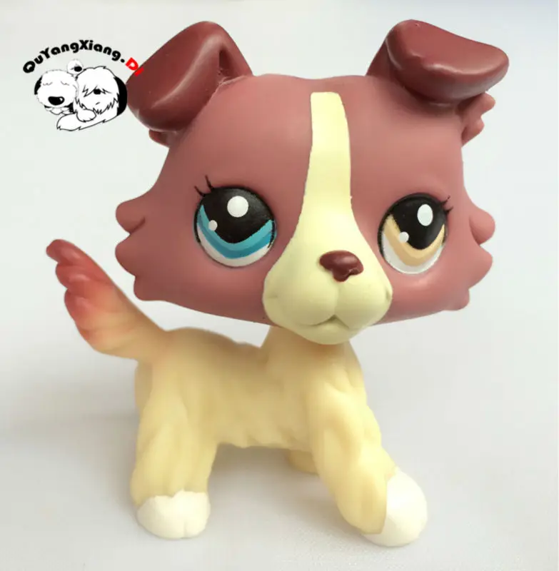 CWG013 Pet Shop животного желтовато-коричневый раза фигурку собаки милый щенок - купить