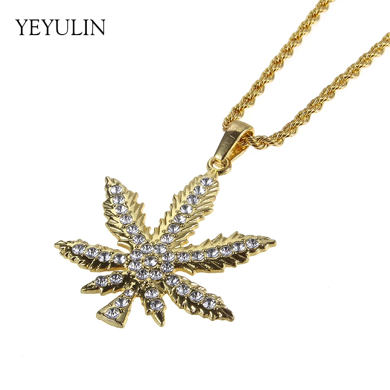 Цепочка с кулоном в виде кленового листа золотистая|necklace long|fashion necklacenecklace fashion |