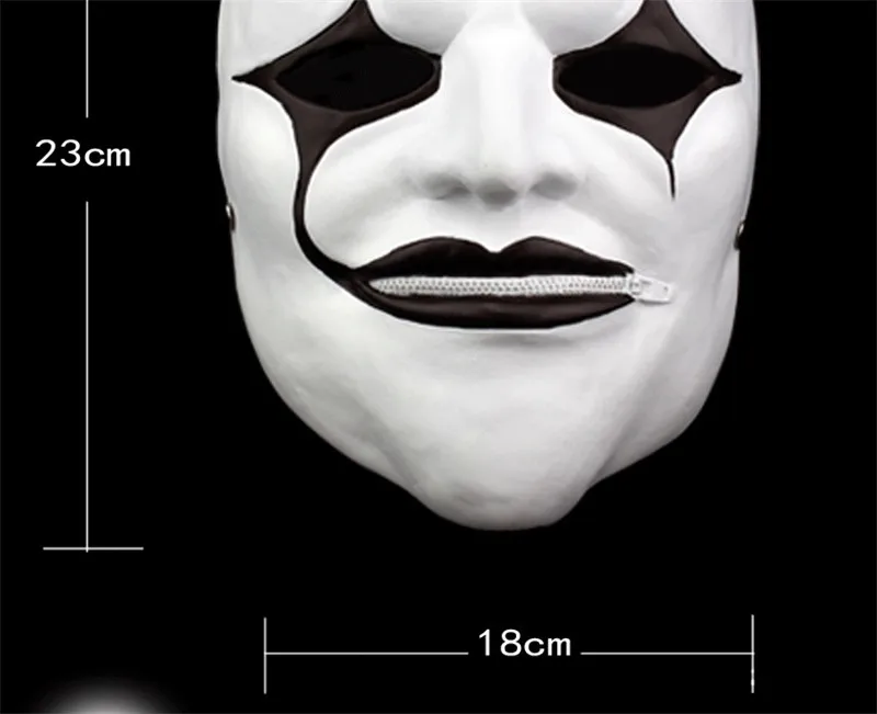 Смола Slipknot маска Joey Slipknot Маски с молнией рот коллекция домашнего декора Хэллоуин террор Косплей Призрак ужасная пугающая маска