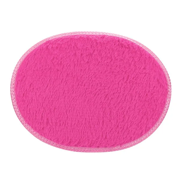 Hot Pink Многоцветный коврик для дома и кухни, 1 шт., 40*60 см, противоскользящий, пушистый, мохнатый, ковер для дома, спальни, ванной комнаты, напольный коврик для двери,, хит& c - Цвет: Hot Pink