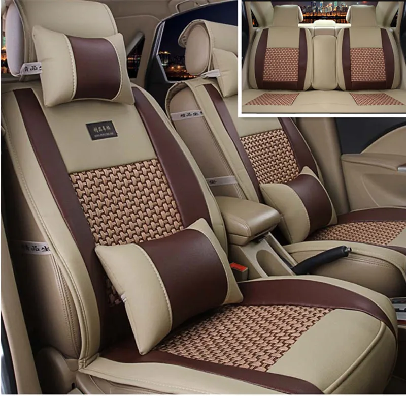 automovil leather car seat cover for toyota solaris RAV4 skoda rapid bmw e46 Land Cruiser Prado 150 kia accessories | Автомобили и
