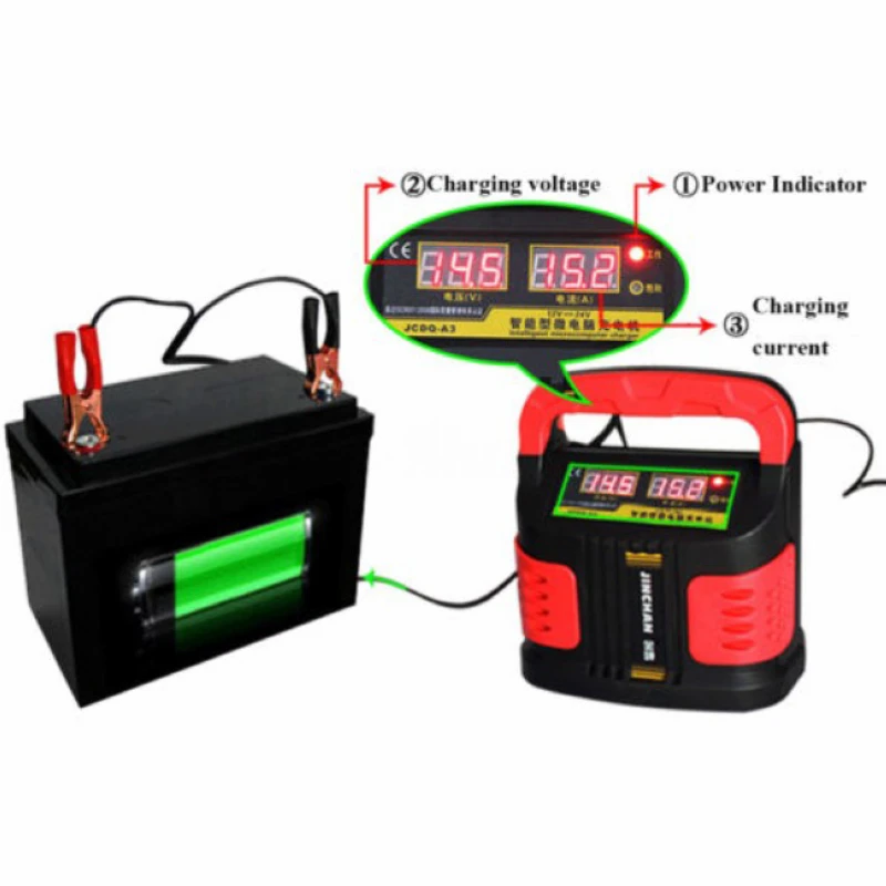 JX LCLYL 350W 200A LCD автомобильное зарядное устройство для аккумулятора 12V/24V| |