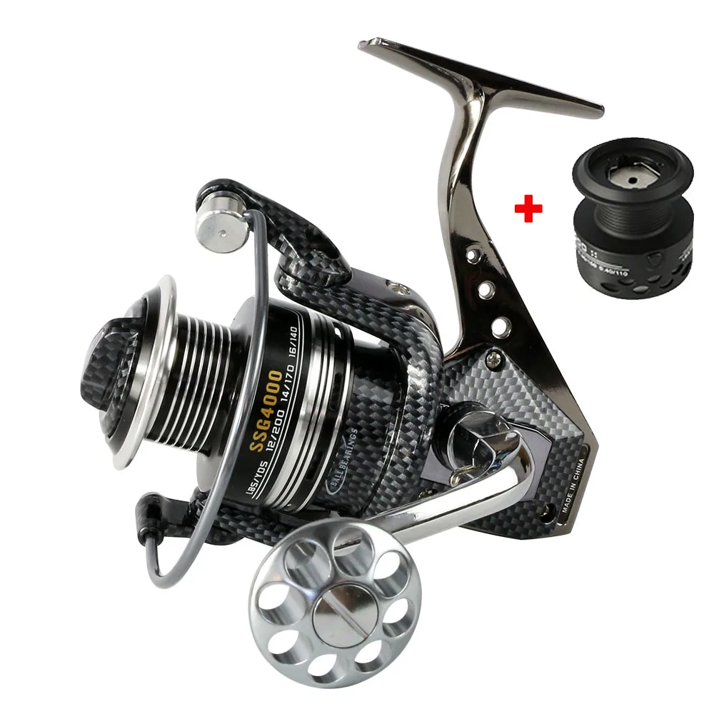 Катушка для спиннинга на карпа рыболовная катушка с металлической ручкой и