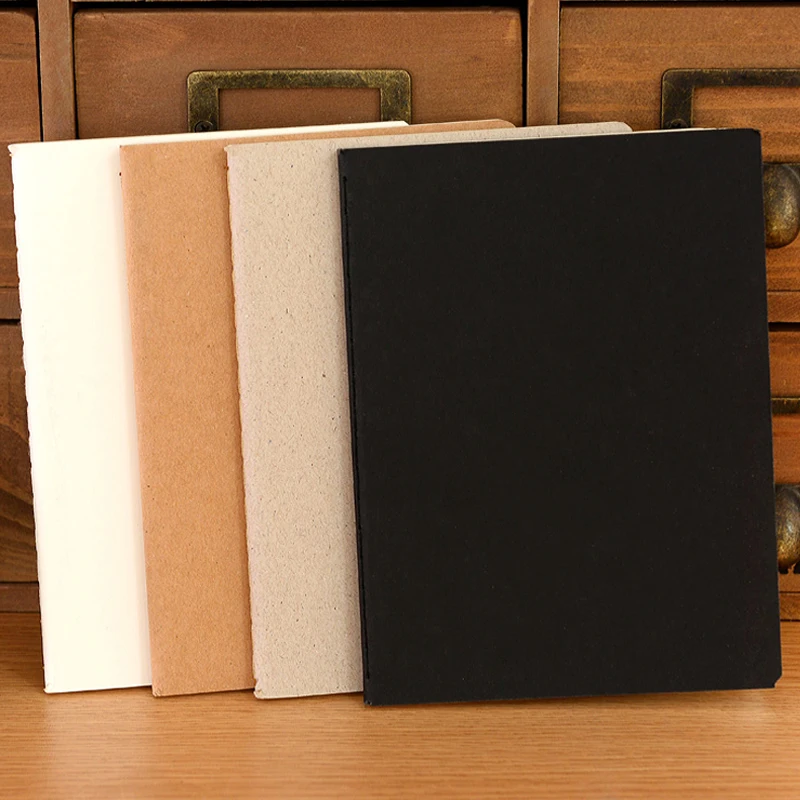 Винтажный блокнот из крафтовой бумаги A6 сделай сам с пустыми бумагами креативный