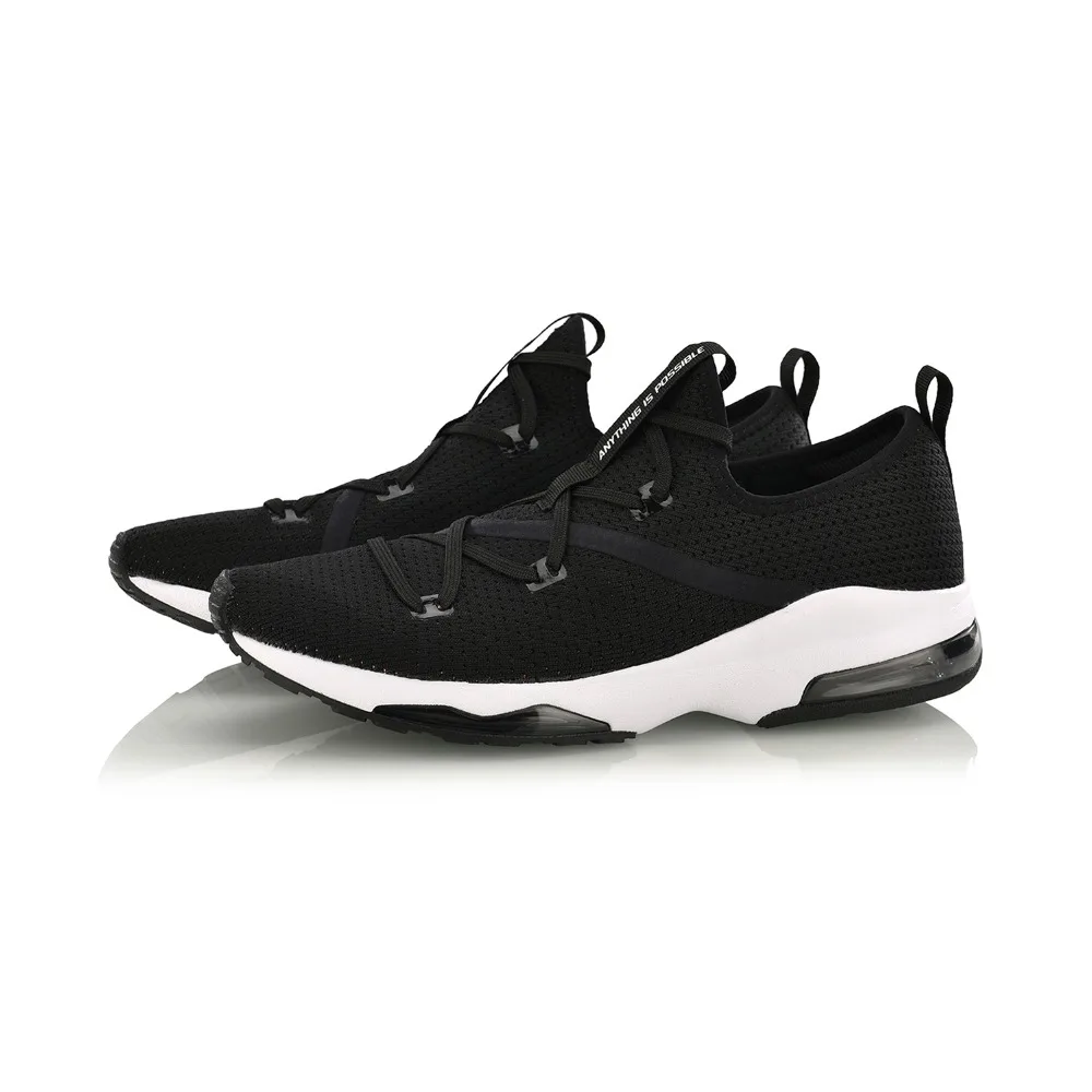 Li-Ning/мужская вязаная прогулочная обувь с пузырьковым лицом; дышащая подкладка; удобная спортивная обувь; кроссовки; AGLN063 SJAS18