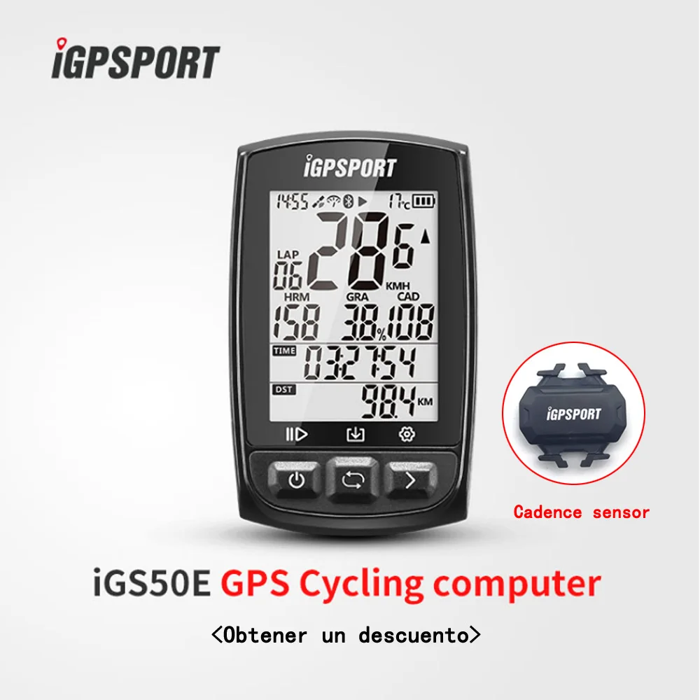 I, gps порт, igs50e, gps, велосипедный компьютер, добавить скорость ro, самый быстрый 5S, позиционирование, беспроводной iGS50E, велосипедный одометр - Цвет: Black add C61