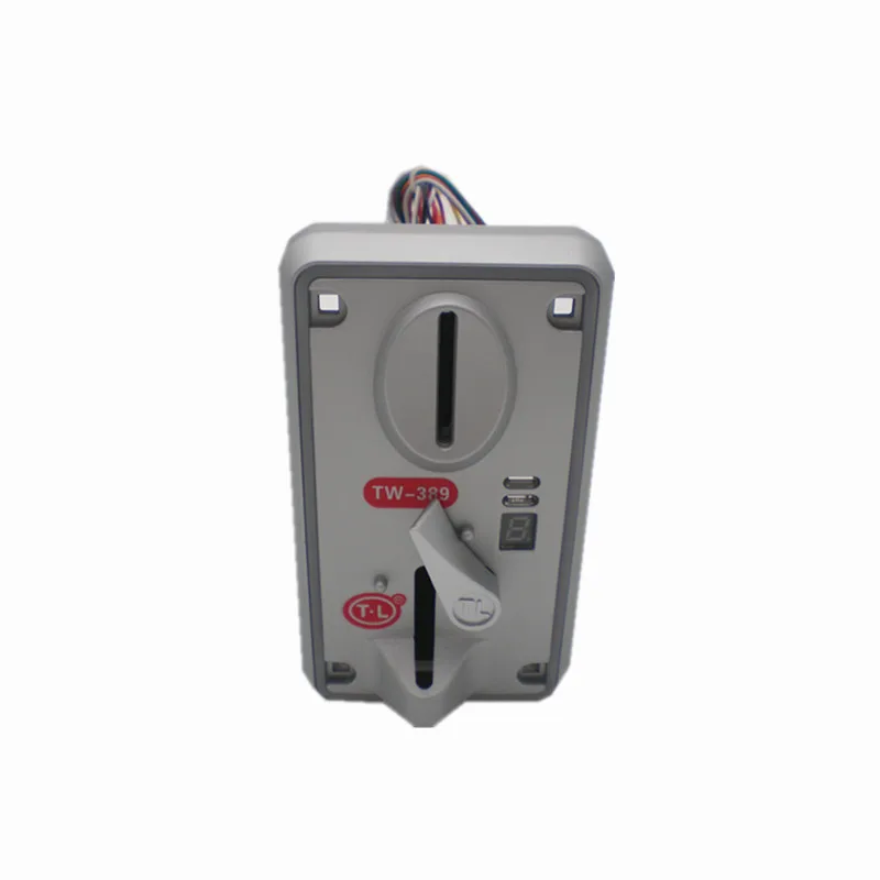 Новейший приемник монет 1 шт. с цветным светодиодным фронтальным входом