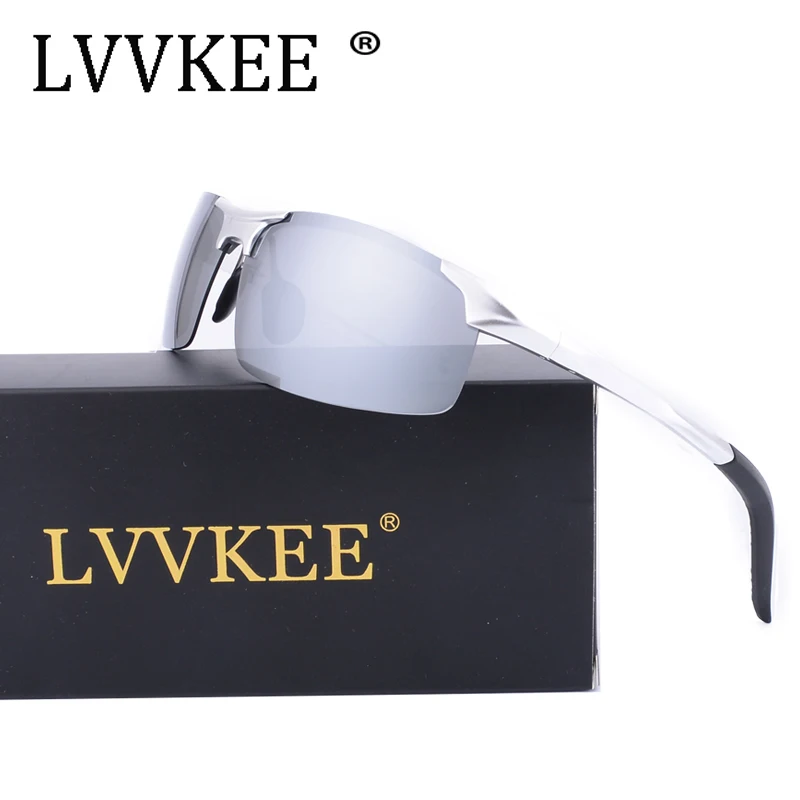 LVVKEE бренд HD линзы поляризованные солнцезащитные очки для мужчин Вождение автомобиля день и ночное видение очки солнцезащитные очки для глаз мужские очки