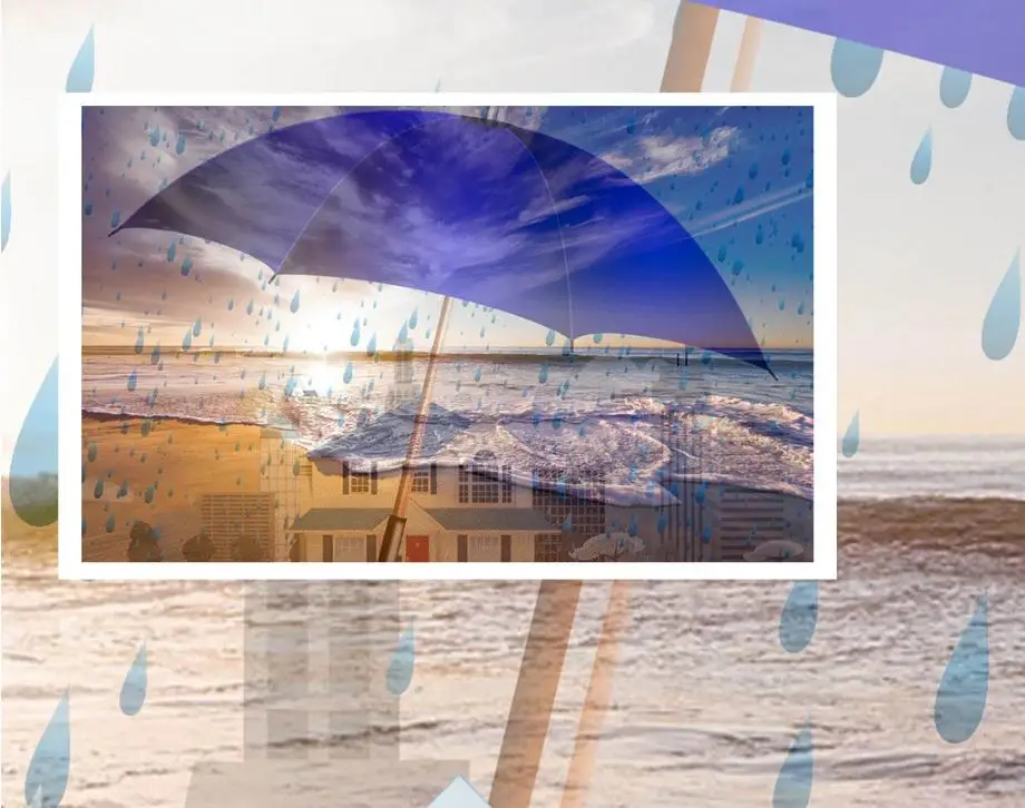 3D-обои на заказ с изображением кирпичной кладки креативные фрески зонтиками для