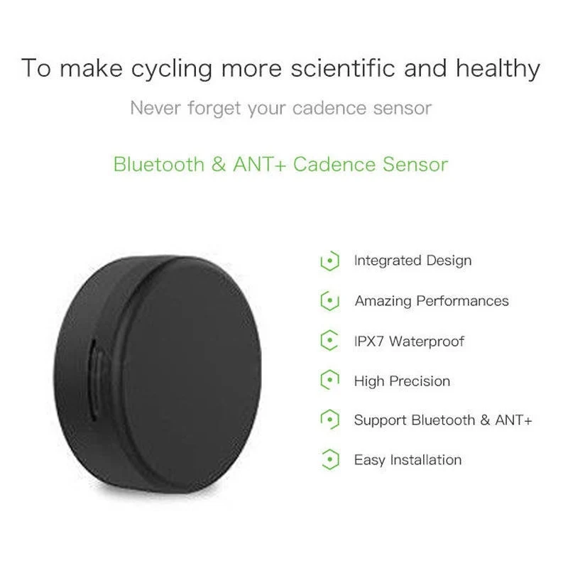 Беспроводной датчик скорости для велосипеда Bluetooth водонепроницаемый
