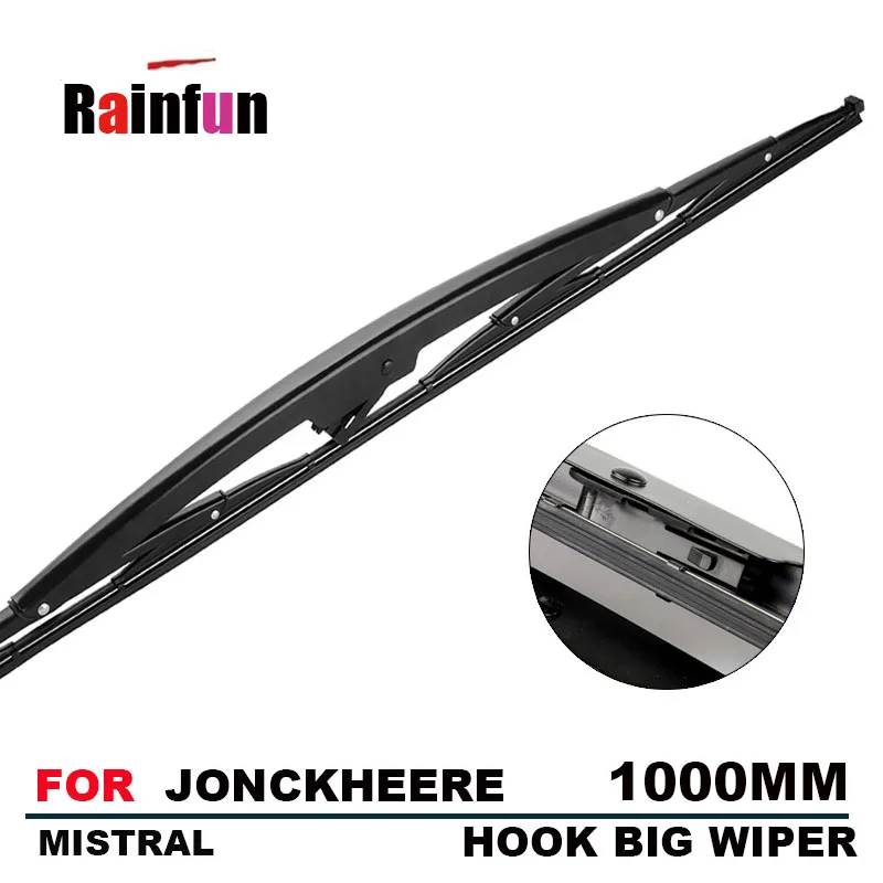 

RAINFUN BUS WIPER BLADE FOR JONCKHEERE , MISTRAL CITY, 1000mm long big wiper blade, HOOK TYPE