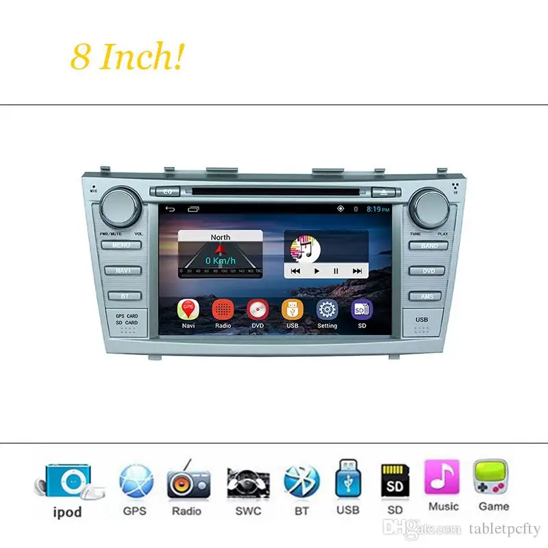 Автомобильный DVD плеер 8 &quotс GPS (опционально) BT/TV аудио Радио стерео головное