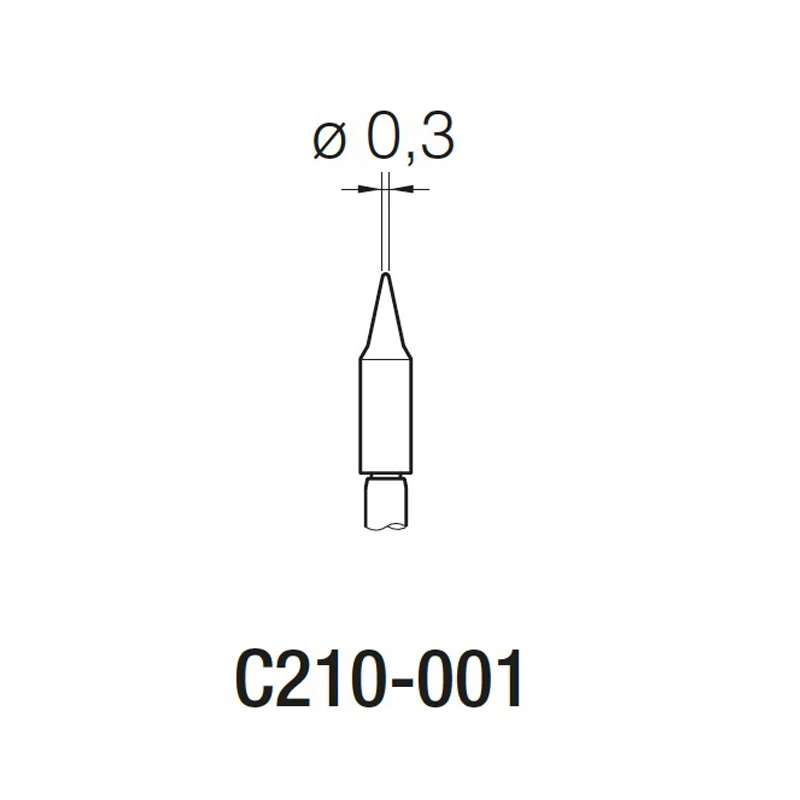 JBC C210-001 C210-003 C210-005 C210-013 паяльное жало для T210 паяльник | Инструменты