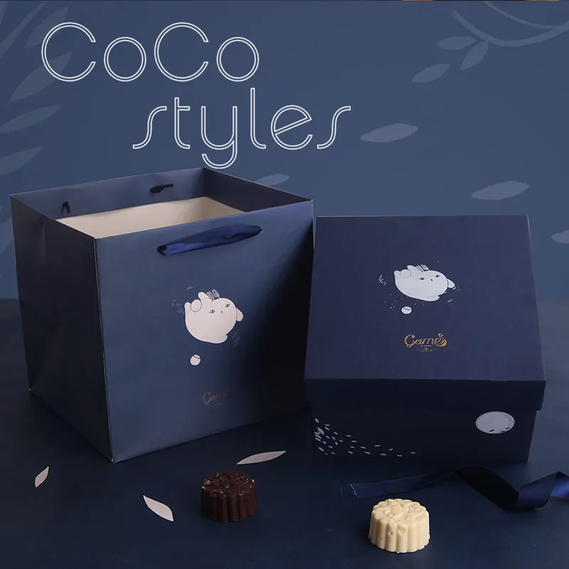 Cocostyles изготовленная на заказ пустая Изысканная двухслойная коробка для торта с