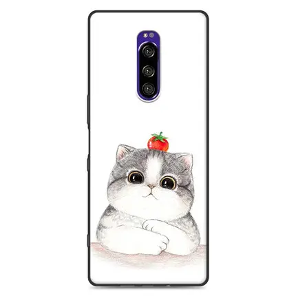Силиконовый чехол для sony Xperia 1, чехол, Ретро камера, телефон, окрашенный Мягкий ТПУ чехол для телефона, для sony Xperia 1, J8110, J8170, J9110 - Цвет: A14