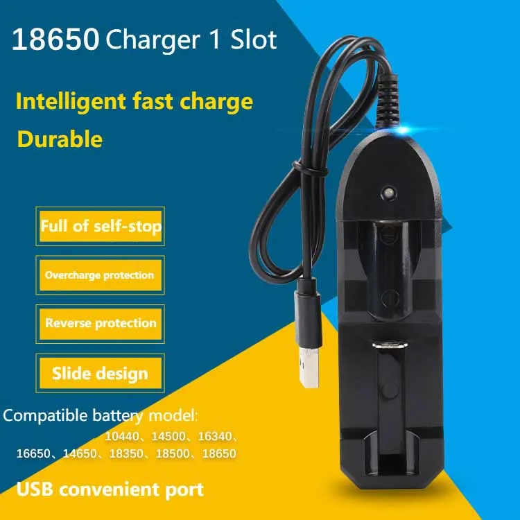 Портативное зарядное USB-устройство 3.7 В 18650 литий-ионный аккумулятор независимая