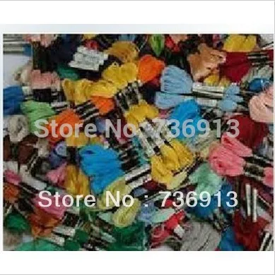 Всего 600 шт. крестиков нитки для вышивания крестиком нить Аналогичная DMC-Выберите