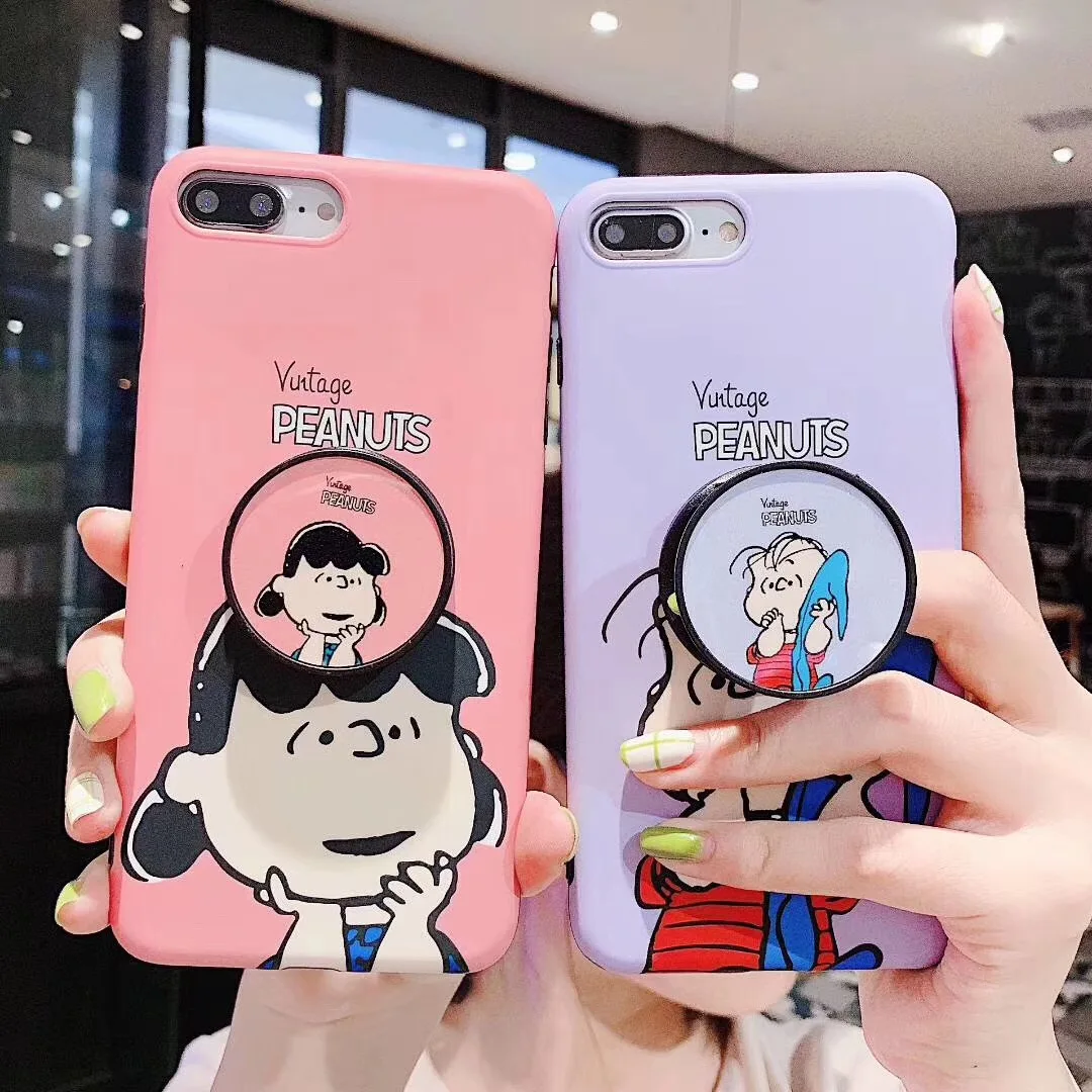 Чехол для iphone 11 Pro 7 6 6s 8 plus X XS Max Xr мягкий imd чехол телефона с рисунком арахиса Шарли