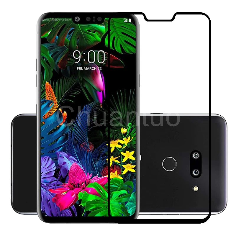 

Закаленное стекло премиум-класса 75 шт./лот 2.5D для LG G8 ThinQ, полное покрытие экрана, Защитная пленка для LG G8 ThinQ