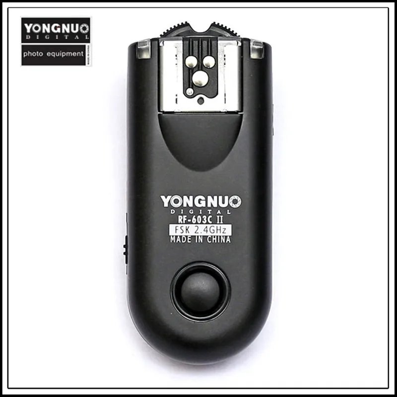 Триггер вспышки Yongnuo RF603 II C1 C3 2 трансивера RF603C II для CANON 1000D/450D/400D/750D/760D/600D/500D/550D/650D/700D
