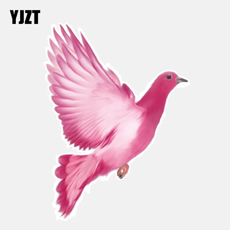 

YJZT 10,1*13,7 см интересный Декор птиц голубь ПВХ Персонализированная наклейка для моделирования автомобиля 11A0243