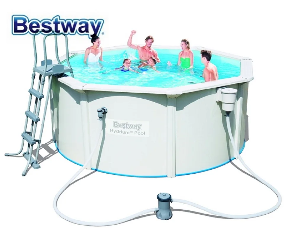 56563 Bestway 300*120cmHYDRIUM бассейн 10x12 'круглая рама для семьи открытый над землей плюс