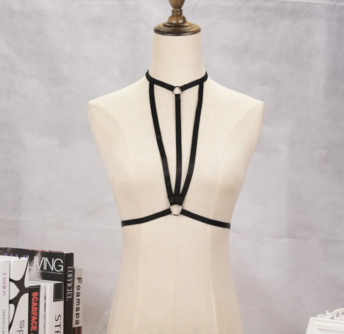 Женский эластичный бюстгальтер на бретелях с перекрестными бретелями