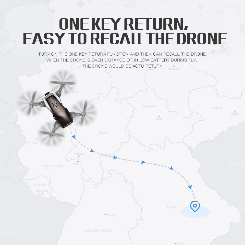 Мини Дрон с камерой wifi FPV мини Квадрокоптер складной RC Дроны HD высота Удержание