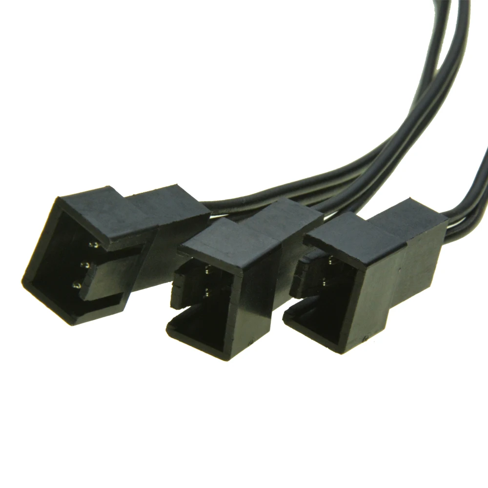 Удлинительный кабель для вентилятора 12 В 3Pin PWM 1-3 способа подачи питания