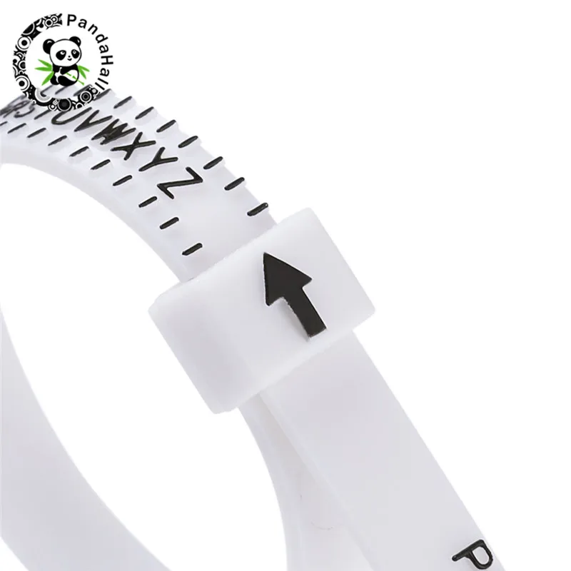 10 шт. белый кольцо Sizer Пластик палец измерительный пояс армии США 1-17 для Ювелирные