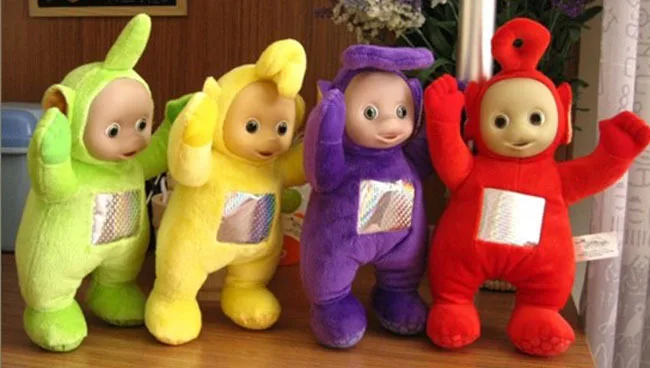Wholesale/retail Free Shipping NEW Teletubbies Laa Po Tinky Dipsy Plush Toy Doll Set 4pc Christmas gifts children gifts|toy gift set|toy rollergift