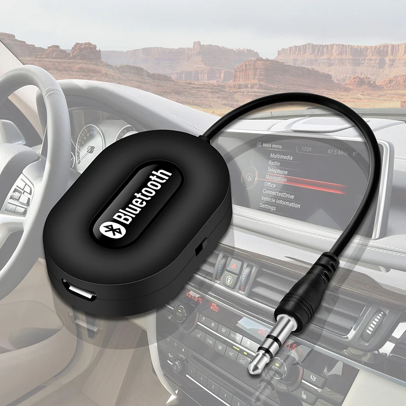 2019 Мини беспроводной автомобильный bluetooth приемник Bluetooth 3 0 aux Usb 5 мм набор