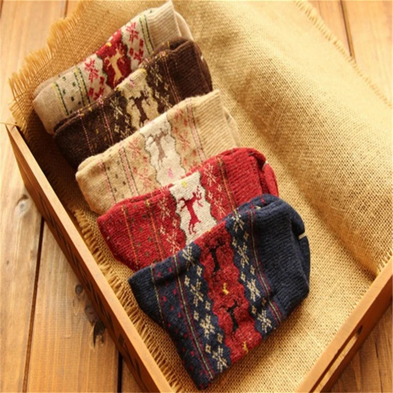 Женские зимние носки Sokken Calcetines Mujer