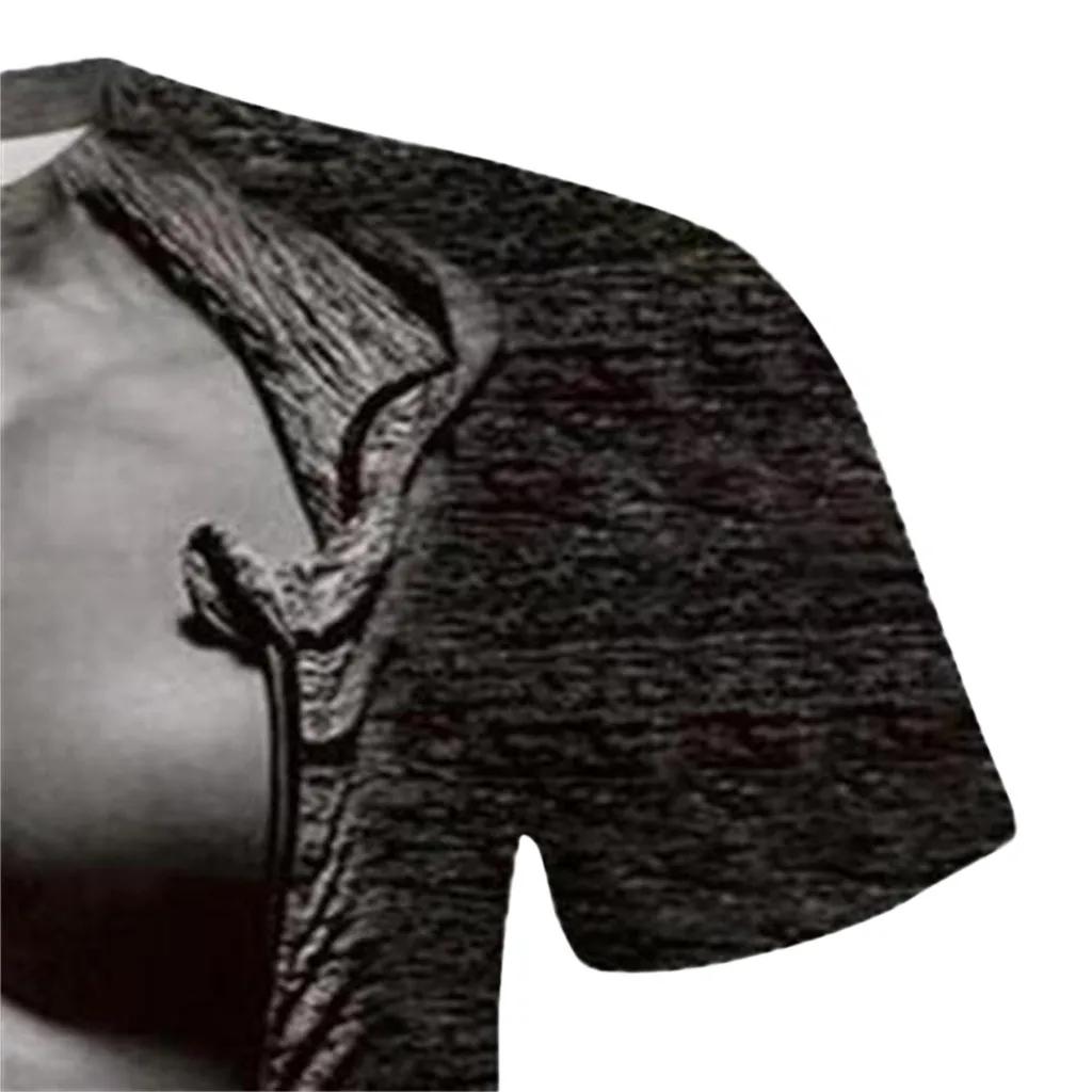 Short sleeve Men's Funny 3D Muscle Printing Fitness Elastic Sleeve T-shirt Top Drop Shipping Blouse Sprinting | Мужская одежда
