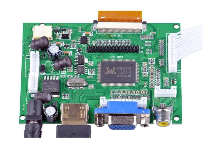 7-дюймовый экран 1024*600 HDMI ЖК-дисплей с платой управления монитором для Raspberry Pi