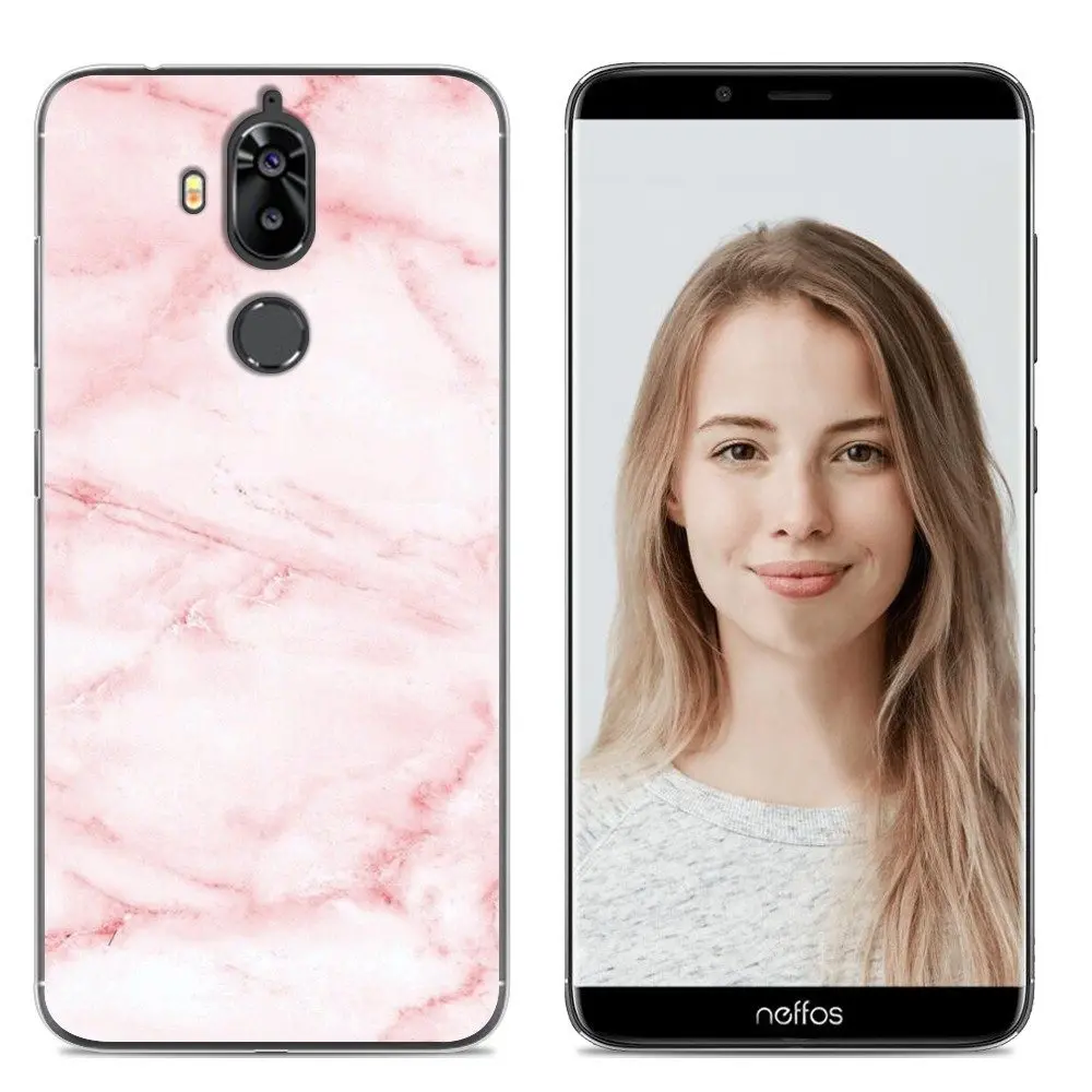 Мягкий чехол для телефона, силиконовый чехол для TP-LINK Neffos X9, 5,99 дюйма, модный прозрачный чехол из ТПУ с красочным рисунком - Цвет: 15