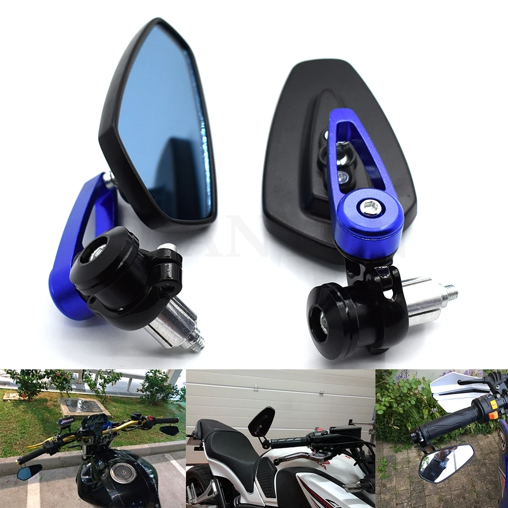 

Universal 7/8"" 22mm handle bar motorcycle bar end mirror Motorcycle Mirror FOR Honda HORNET 250 600 900 Hornet 250 VTR 250 VFR