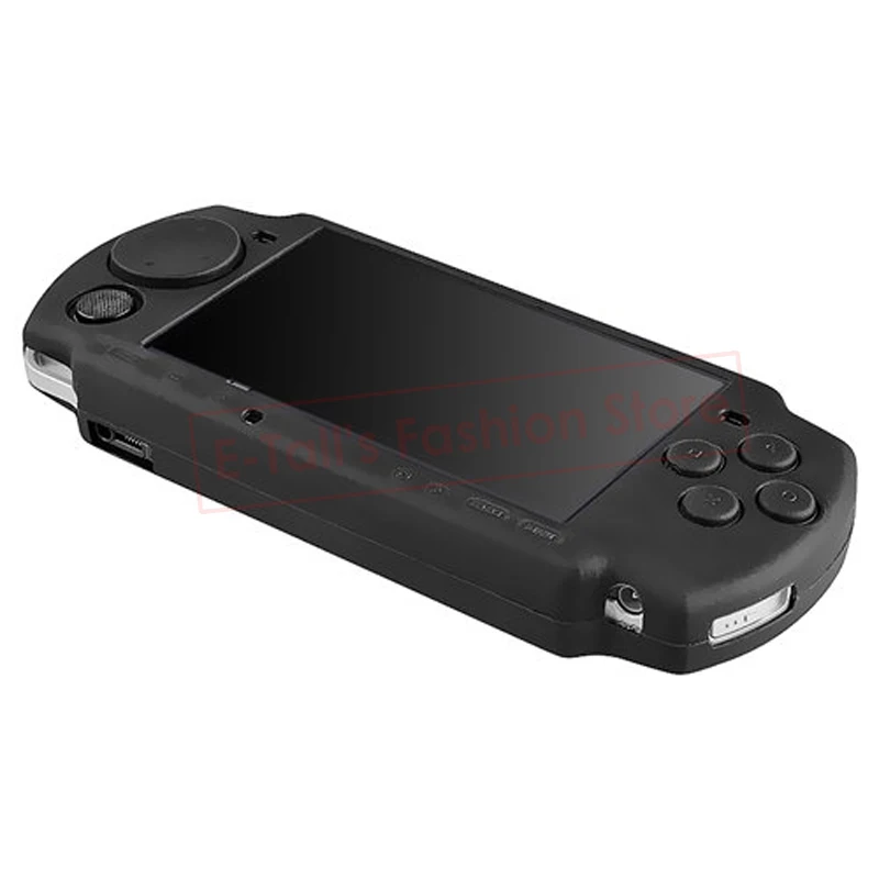 Черный мягкий силиконовый резиновый чехол для psp 2000 3000 игровой контроллер