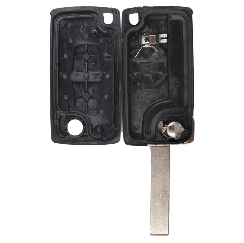 Новинка складной чехол Keyecu с 2 кнопками для Peugeot 107 207 307 307S 308 407 607 держателем