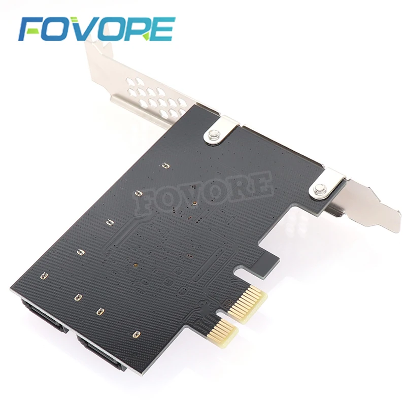 4 порта SATA 3,0 Для PCIe Плата расширения PCI express PCI e SATA адаптер PCI-e SATA 3 конвертер с теплоотвода для ПК IPFS