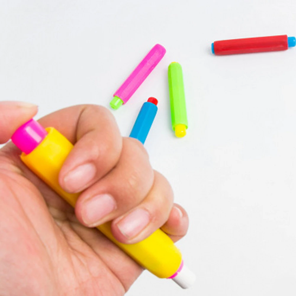 10 шт. 5 цветов смешанные держатель для мела ручек учителей записи Extender детская