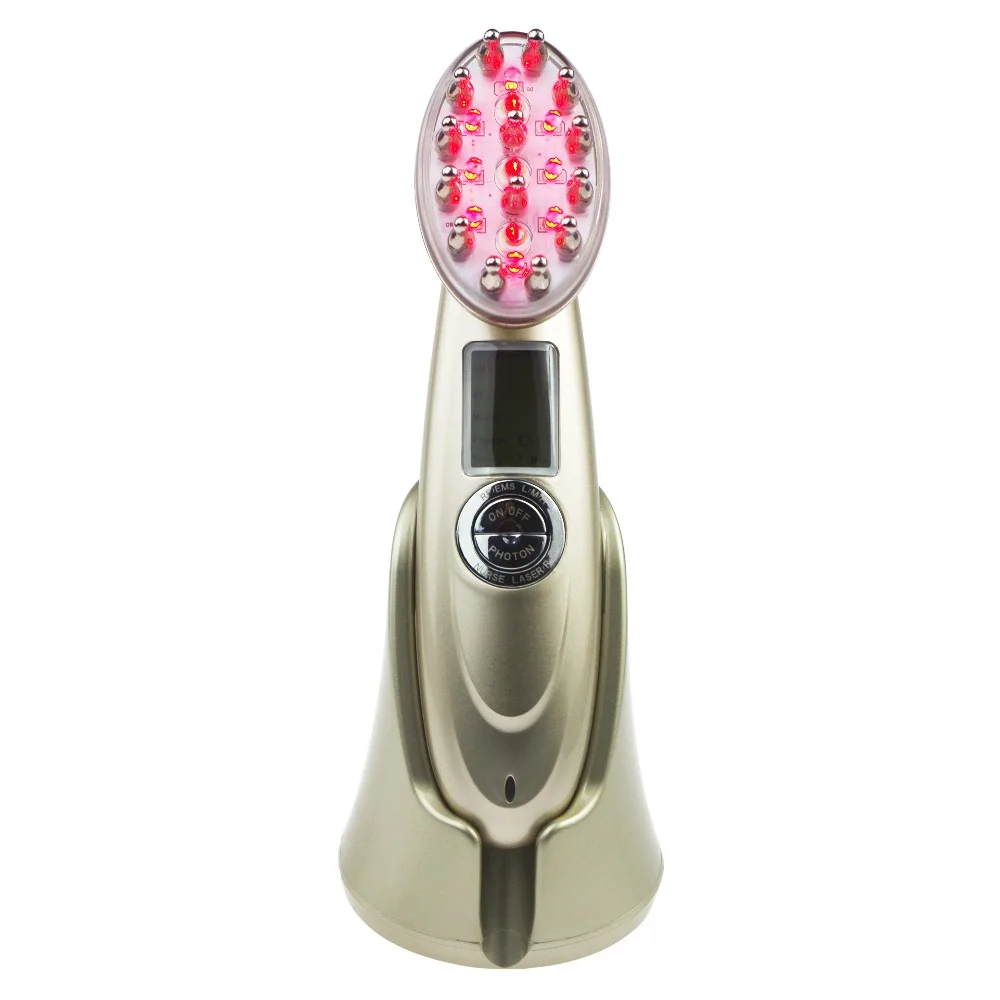 Hot Laser Hair Growth Massage Comb Infrared Anti Loss Repair Vibration massage hair growth instrument | Красота и здоровье