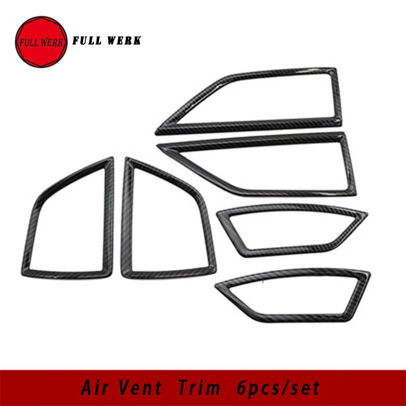 Текстура из АБС углеволокна внутреннее украшение отделка рамка наклейка для